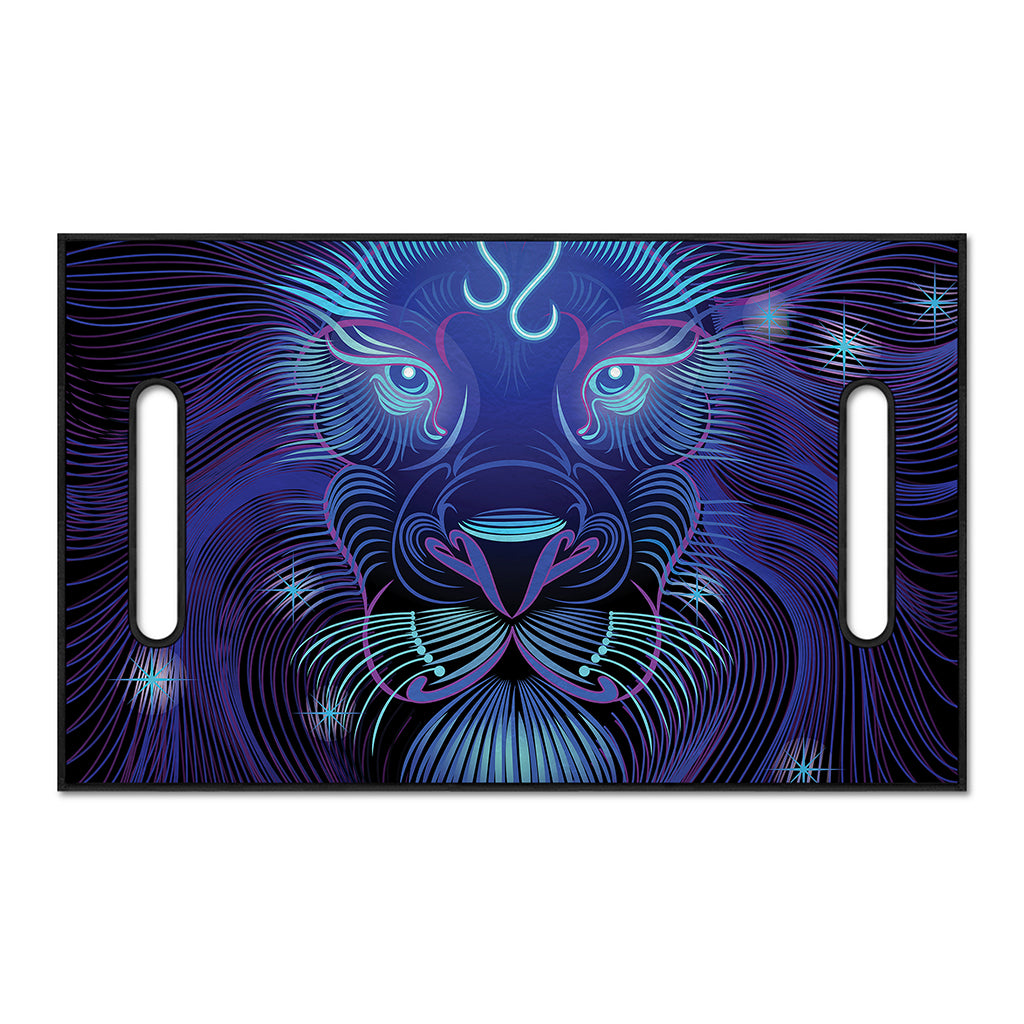 Dark Leo Zodiac Sign Print Golf Cart Seat Cover