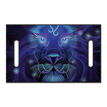 Dark Leo Zodiac Sign Print Golf Cart Seat Cover