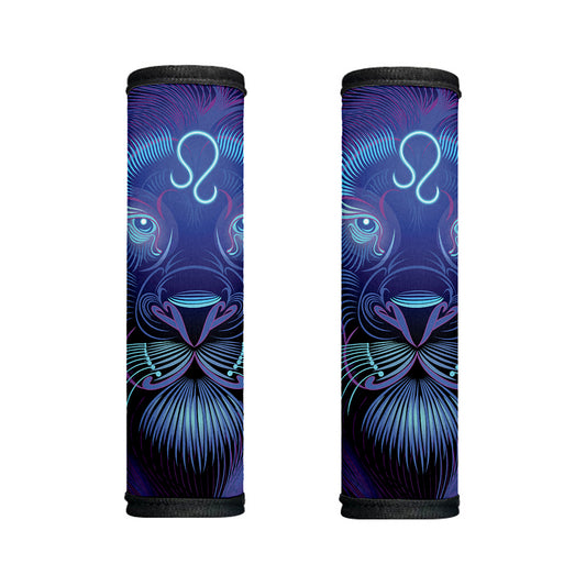 Dark Leo Zodiac Sign Print Handle Covers