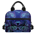 Dark Leo Zodiac Sign Print Insulated Lunch Bag