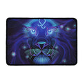 Dark Leo Zodiac Sign Print Kitchen Mat