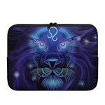 Dark Leo Zodiac Sign Print Laptop Sleeve