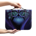 Dark Leo Zodiac Sign Print Leather Bible Cover