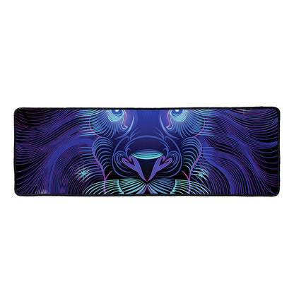 Dark Leo Zodiac Sign Print Long Kitchen Mat