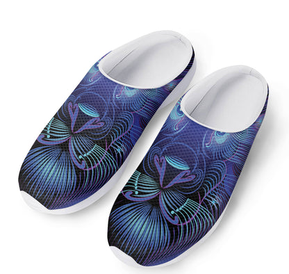 Dark Leo Zodiac Sign Print Mesh Casual Shoes
