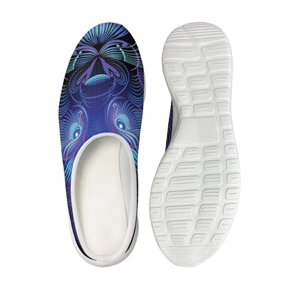 Dark Leo Zodiac Sign Print Mesh Casual Shoes