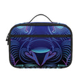 Dark Leo Zodiac Sign Print Portable Lunch Bag