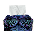 Dark Leo Zodiac Sign Print Rectangle Tissue Box Cover