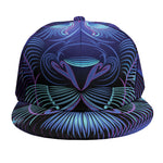 Dark Leo Zodiac Sign Print Snapback Cap