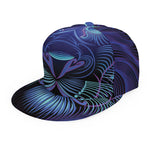 Dark Leo Zodiac Sign Print Snapback Cap