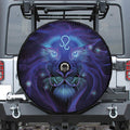 Dark Leo Zodiac Sign Print Tire Cover With Camera Hole