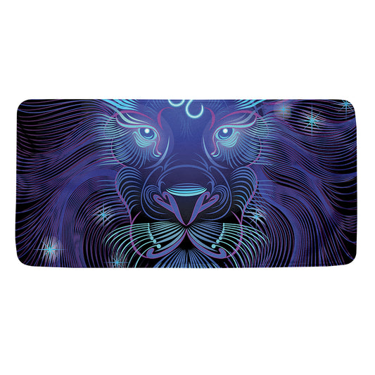 Dark Leo Zodiac Sign Print Towel