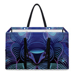 Dark Leo Zodiac Sign Print Utility Tote Bag