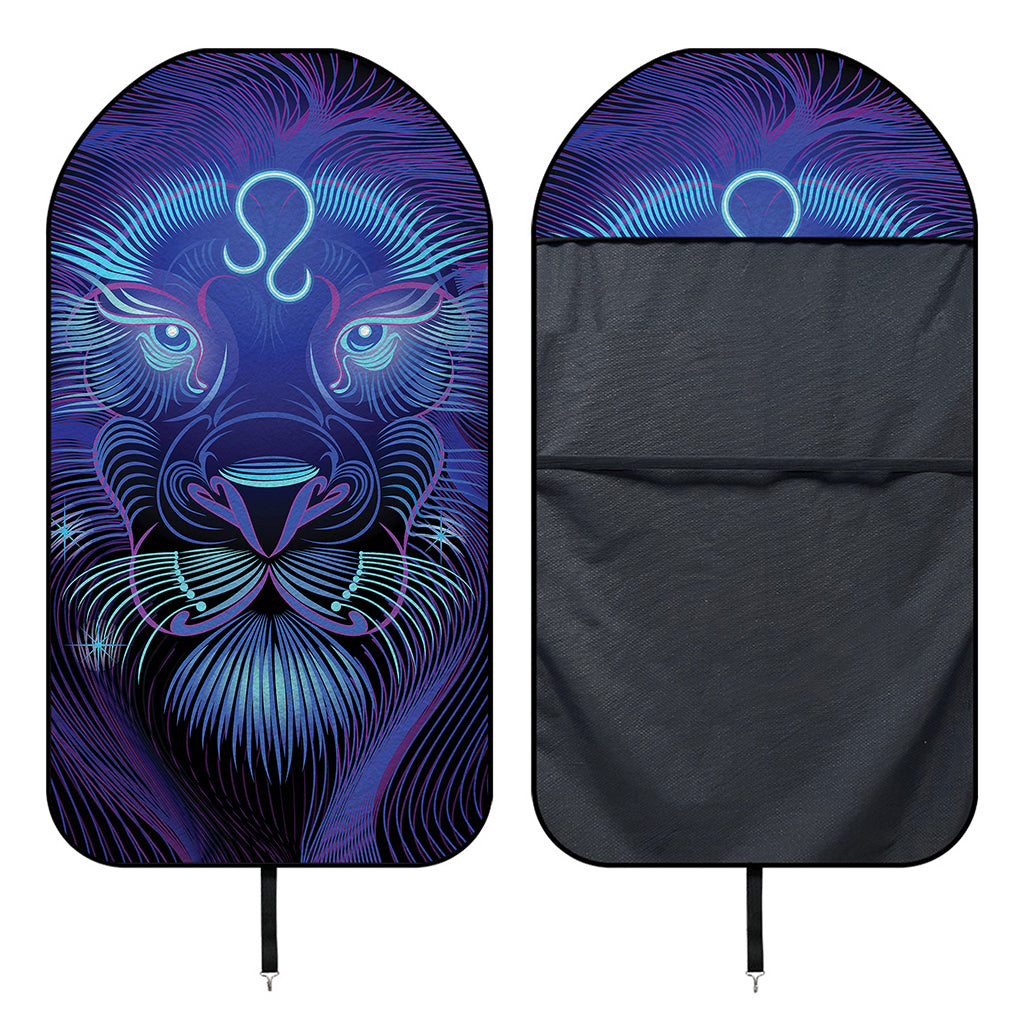 Dark Leo Zodiac Sign Print Waterproof Car Seat Cover