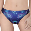 Dark Leo Zodiac Sign Print Women's Thong