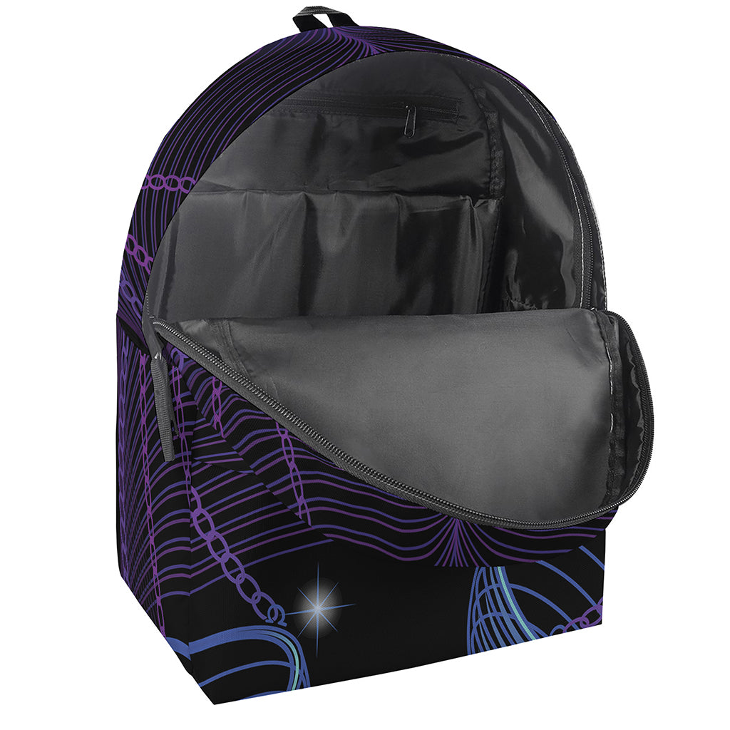 Dark Libra Zodiac Sign Print Backpack