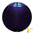 Dark Libra Zodiac Sign Print Basketball