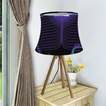 Dark Libra Zodiac Sign Print Bell Lamp Shade