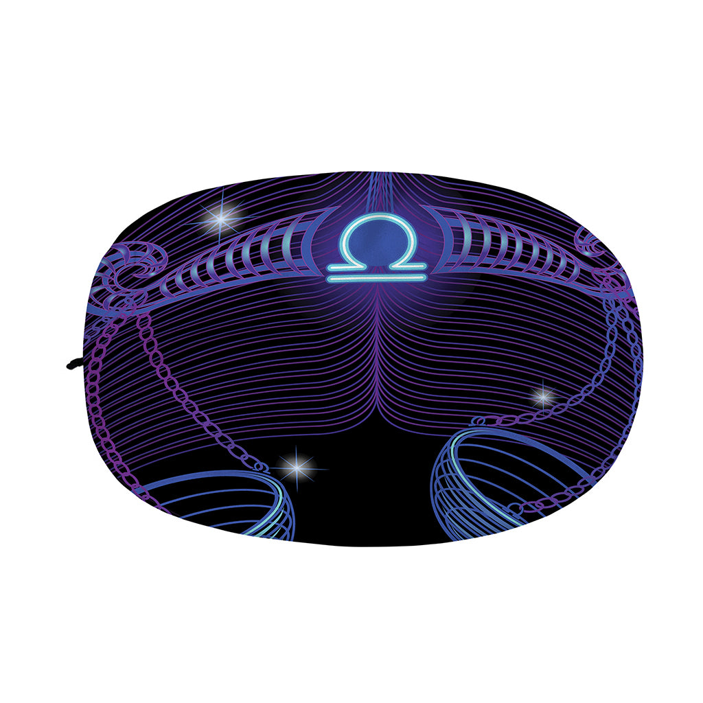 Dark Libra Zodiac Sign Print Car Side Mirror Covers