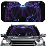 Dark Libra Zodiac Sign Print Car Windshield Sun Shade