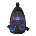 Dark Libra Zodiac Sign Print Sling Bag