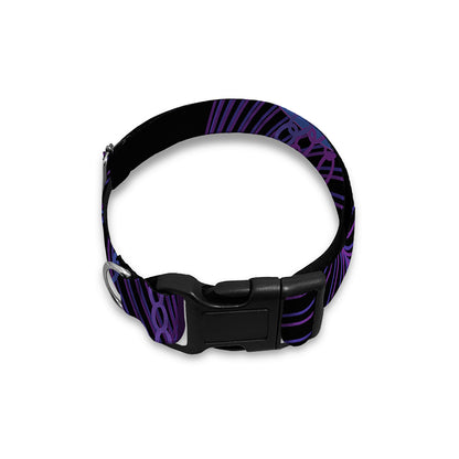 Dark Libra Zodiac Sign Print Dog Collar