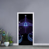 Dark Libra Zodiac Sign Print Door Sticker