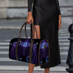 Dark Libra Zodiac Sign Print Duffle Bag