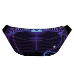 Dark Libra Zodiac Sign Print Fanny Pack