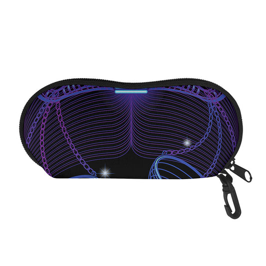 Dark Libra Zodiac Sign Print Glasses Case