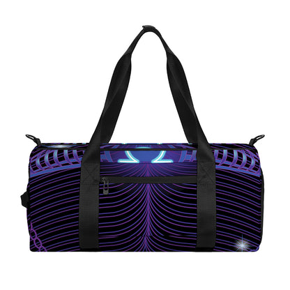Dark Libra Zodiac Sign Print Gym Bag