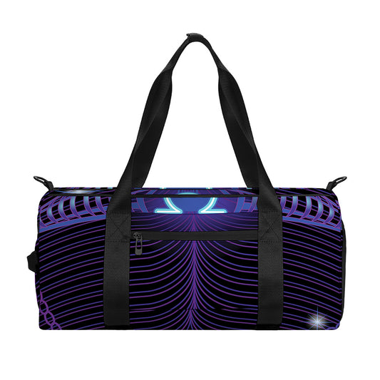 Dark Libra Zodiac Sign Print Gym Bag