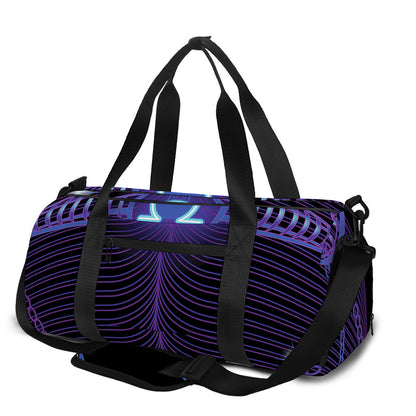 Dark Libra Zodiac Sign Print Gym Bag