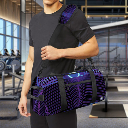 Dark Libra Zodiac Sign Print Gym Bag