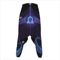Dark Libra Zodiac Sign Print Hammer Pants