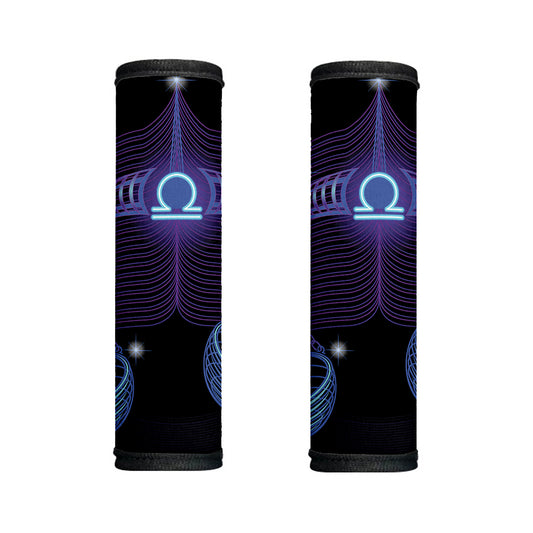 Dark Libra Zodiac Sign Print Handle Covers
