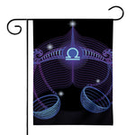 Dark Libra Zodiac Sign Print House Flag