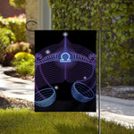Dark Libra Zodiac Sign Print House Flag