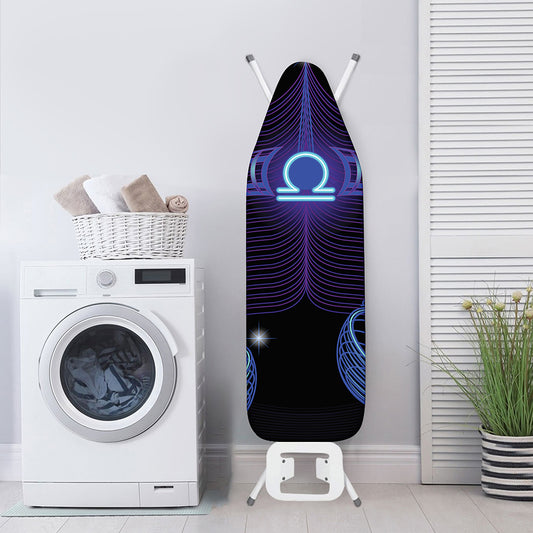 Dark Libra Zodiac Sign Print Ironing Board Cover