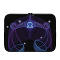 Dark Libra Zodiac Sign Print Laptop Sleeve