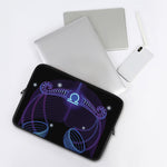 Dark Libra Zodiac Sign Print Laptop Sleeve