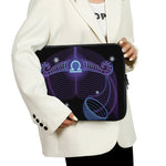 Dark Libra Zodiac Sign Print Laptop Sleeve