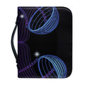 Dark Libra Zodiac Sign Print Leather Bible Cover