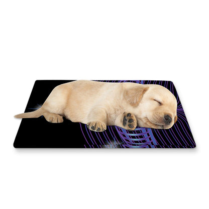 Dark Libra Zodiac Sign Print Pet Cooling Mat Cover