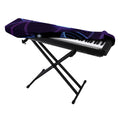 Dark Libra Zodiac Sign Print Piano Keyboard Cover
