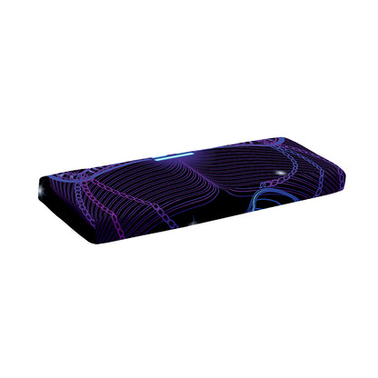 Dark Libra Zodiac Sign Print Piano Keyboard Cover