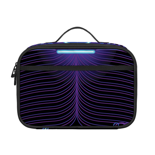 Dark Libra Zodiac Sign Print Portable Lunch Bag