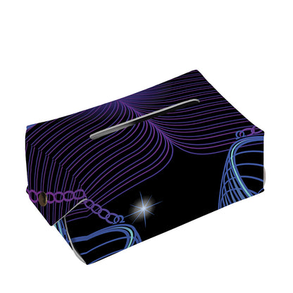 Dark Libra Zodiac Sign Print Rectangle Tissue Box Cover