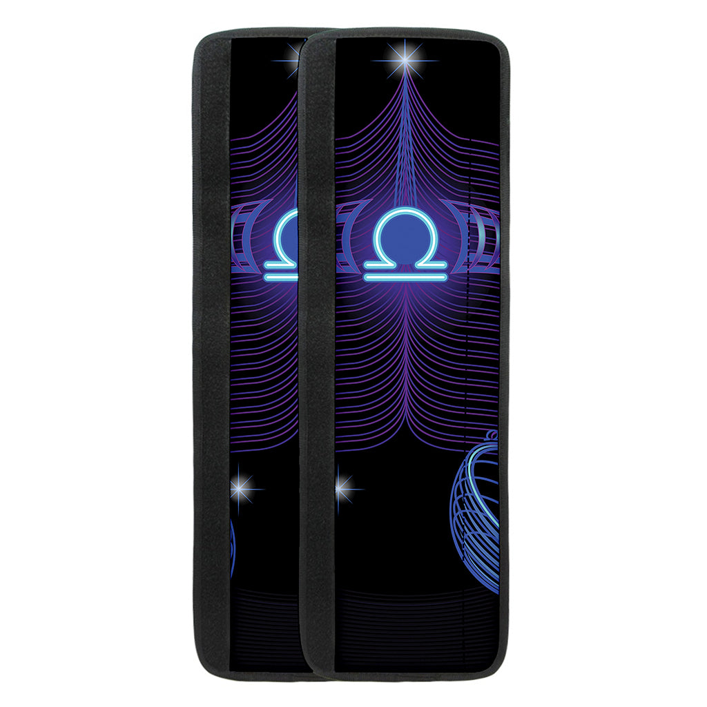 Dark Libra Zodiac Sign Print Refrigerator Handle Covers