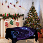 Dark Libra Zodiac Sign Print Tablecloth